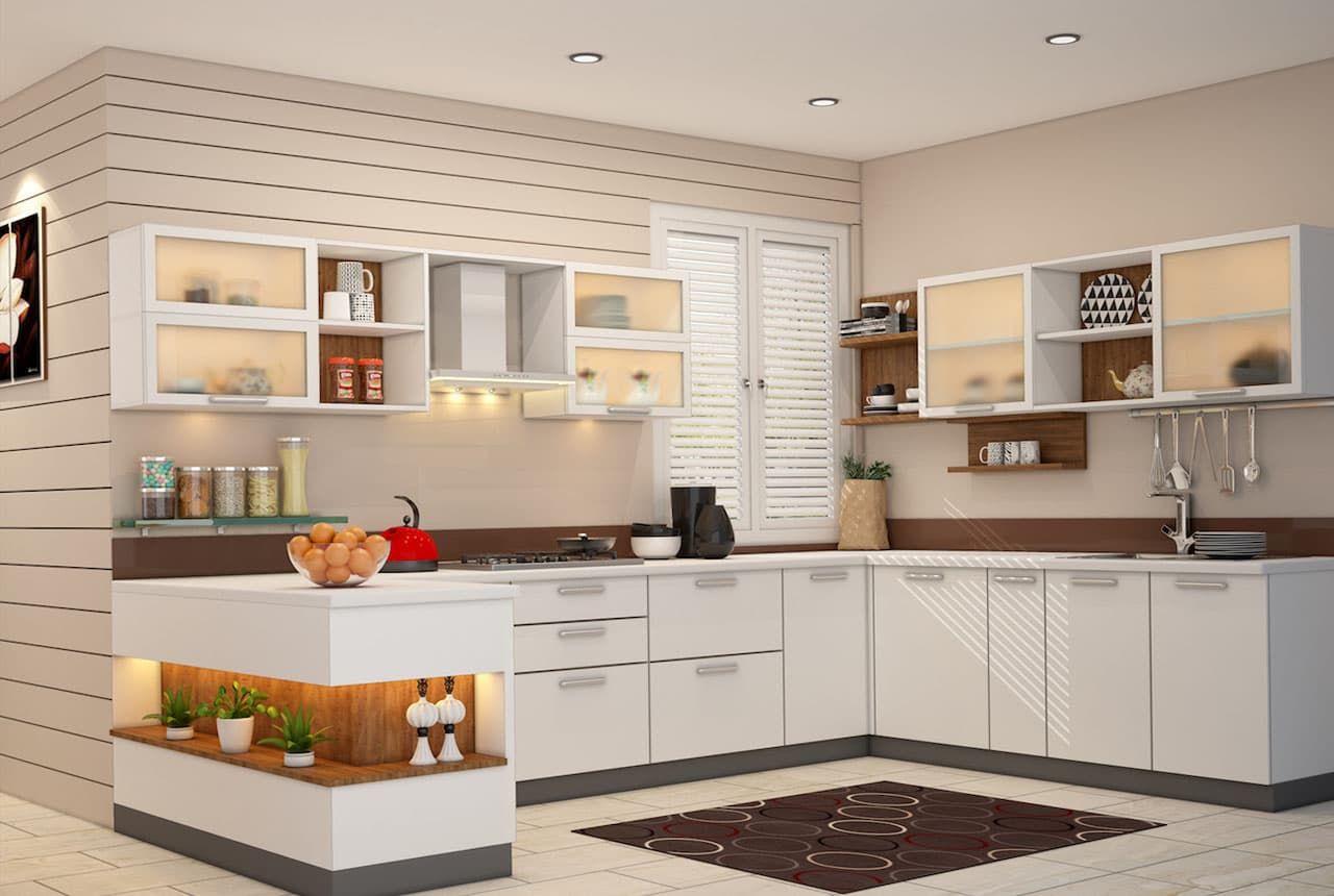 Vastu-compliant kitchen with correct fire placement